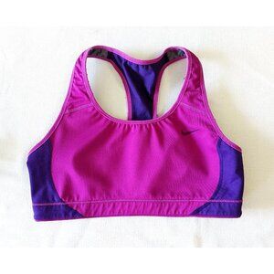 Nike Womens Activewear  Size Small Sports Bra Racerback Pink Purple